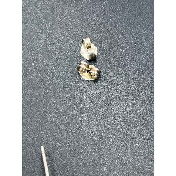 Signed 925 TH SU Vintage Marcasite Bali Inspired Sterling Silver Hoop Earrings - Picture 8 of 11